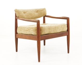 Adrian Pearsall for Craft Associates Walnut Lounge Chair - mcm