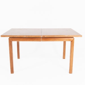 Merton Gershun for American of Martinsville Style Mid Century Blonde Dining Table mcm image 2