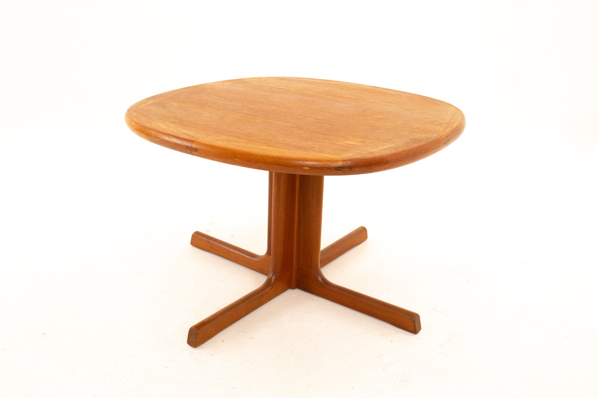 Dyrlund Mid Century Teak Small Round Coffee Table mcm Etsy