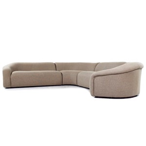 Vladimir Kagan for Preview Mid Century Sectional Sofa mcm image 3