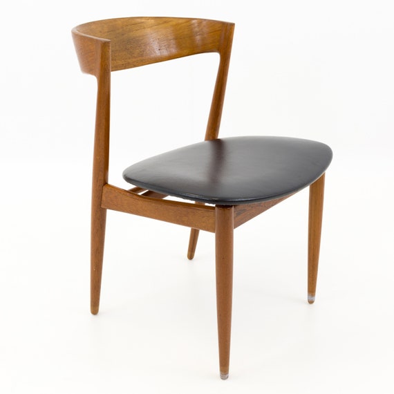 Kai Kristiansen Style Mid Century Modern Dining Chair Mcm Etsy
