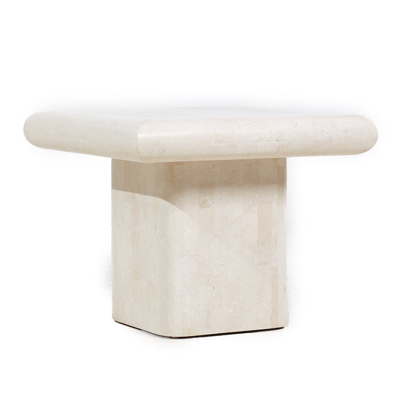 Postmodern Pedestal End Table image 1