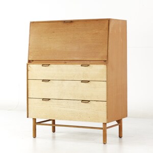 Raymond Loewy for Mengel Mid Century Secretary Highboy Dresser mcm image 3