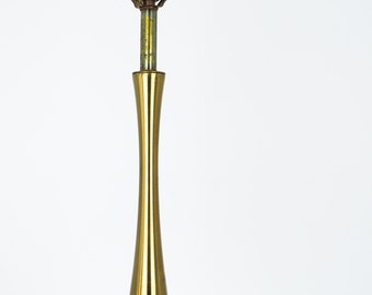 Mid Century Brass Table Lamp - mcm