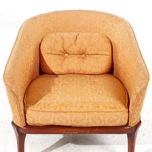 Erwin Lambeth Mid Century Walnut Lounge Chairs Pair mcm image 10