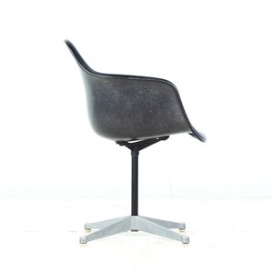 Charles Eames for Herman Miller Mid Century Upholstered Shell Office Chair mcm image 4
