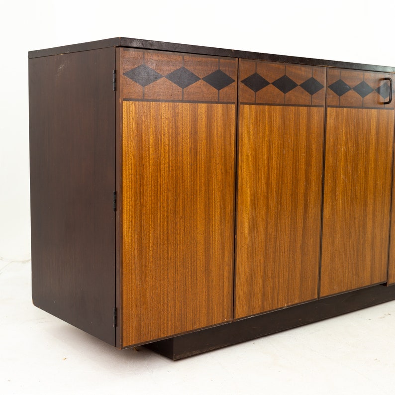 Johnson Furniture Directional Mid Century Multiwood 9 Drawer Etsy