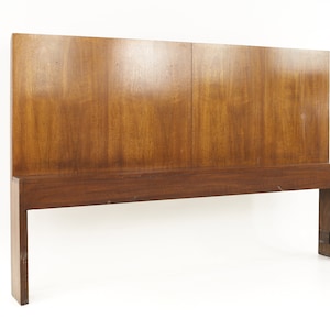 Lane Mid Century Walnut King Headboard mcm image 1