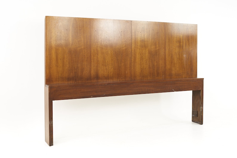 Lane Mid Century Walnut King Headboard mcm image 1