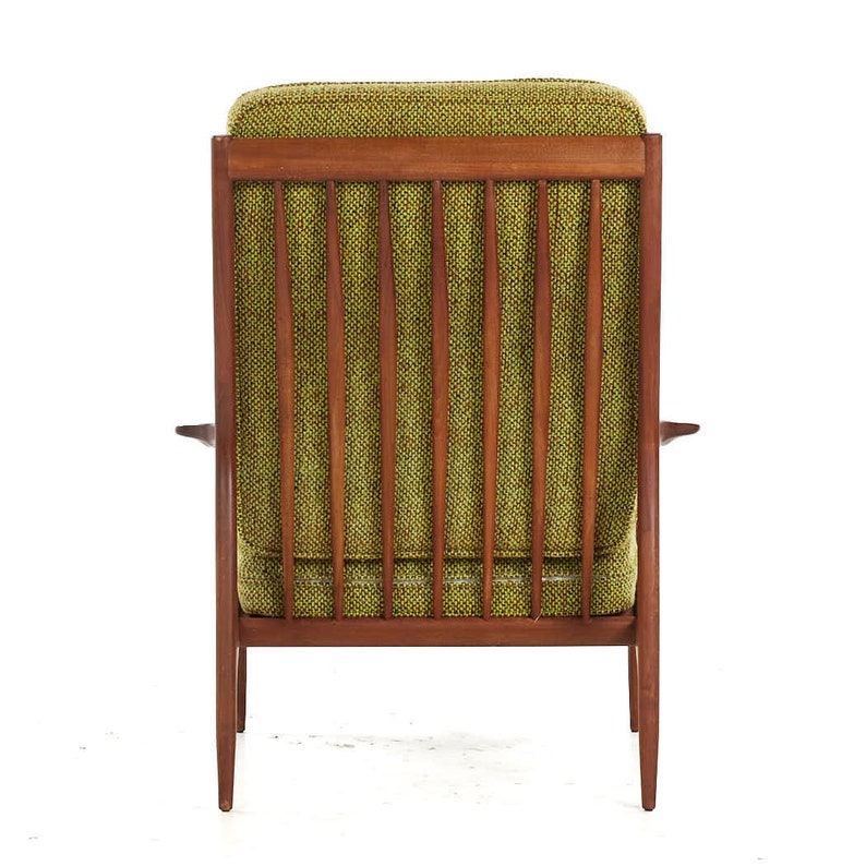 Selig Style Mid Century Walnut Lounge Chair mcm image 8