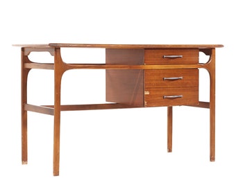 Lane Acclaim Mid Century Walnut Desk - mcm