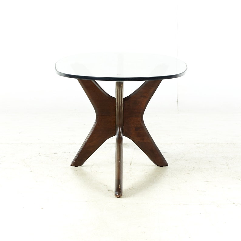 Adrian Pearsall Mid Century Walnut Jacks Coffee Table mcm image 5