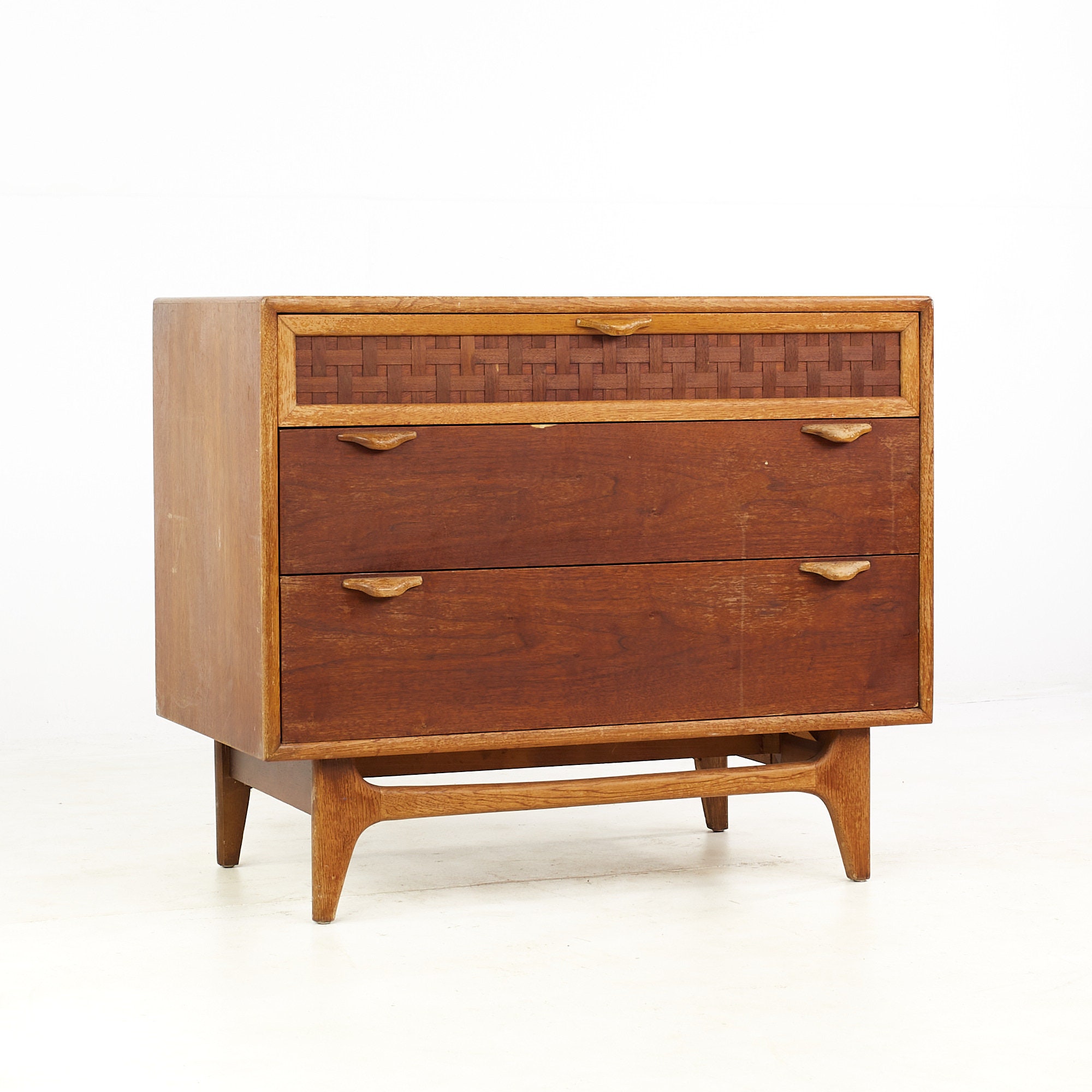 Lane Perception Mid Century Walnut Highboy Dresser, Mid Century Modern  Furniture