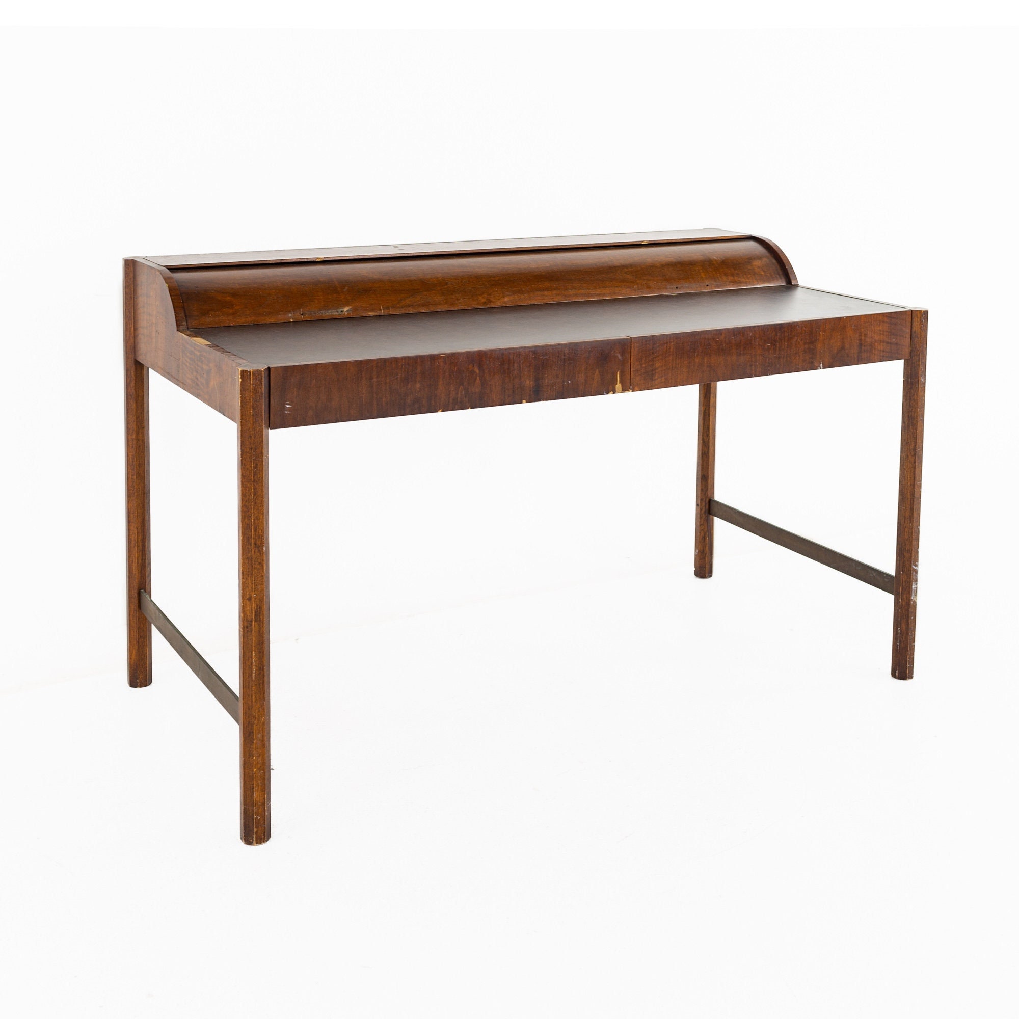 Hekman Furniture Mid Century Desk With Cylinder Roll Mcm Etsy UK