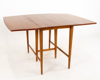 Paul McCobb for Planner Group Mid Century Drop Leaf Dining Table - mcm