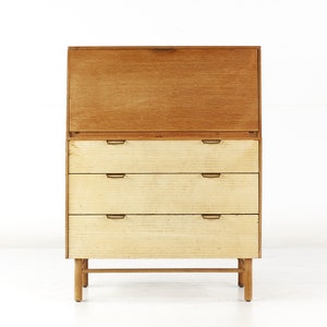 Raymond Loewy for Mengel Mid Century Secretary Highboy Dresser mcm image 2