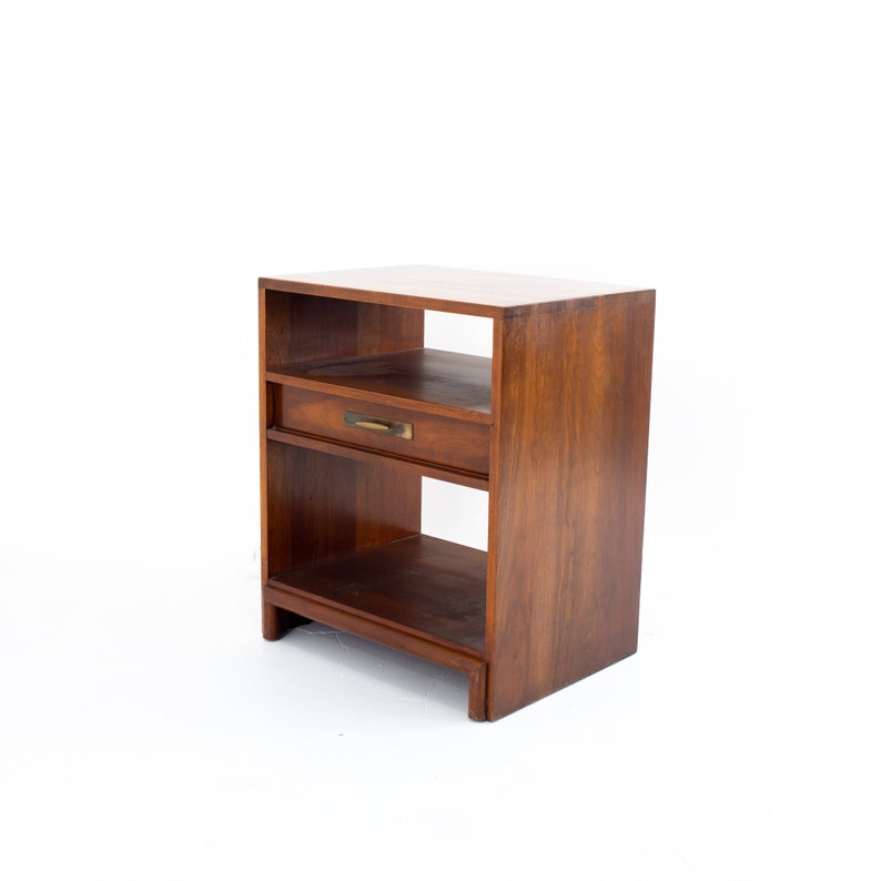 Willett Furniture Mid Century Cherry Nightstand Mcm Etsy