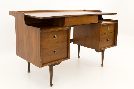 Mainline By Hooker Mid Century Floating Desk Mcm Etsy