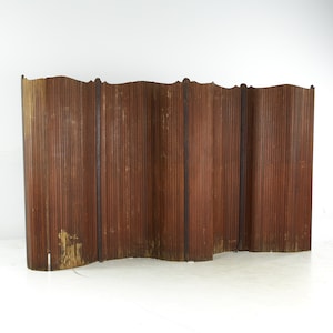 Baumann Fils & Cie Mid Century Paravent Paris Room Divider Screen mcm image 1