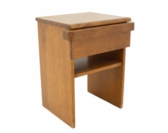 Russel Wright for Conant Ball Side End Table Nightstand - mcm