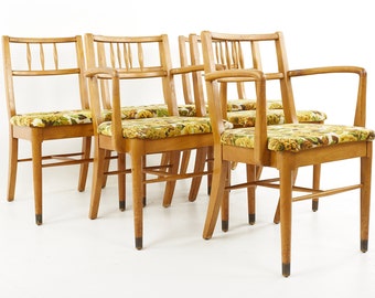 Milo Baughman for Drexel Todays Living Mid Century Dining Chairs - Set of 6 - mcm