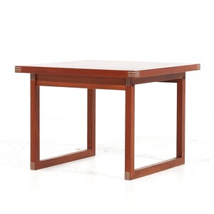 Rud Thygesen for Heltborg Møbler Mid Century Danish Teak Side Tables Pair mcm image 9