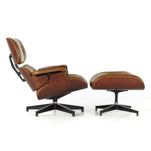 Charles and Ray Eames Mid Century Cherry Lounge Chair mcm image 4