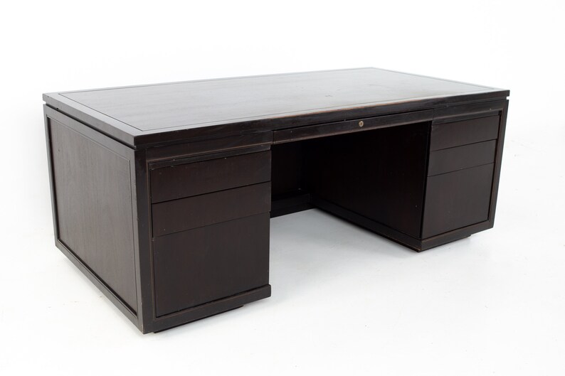 Dunbar Contract Division Mid Century Executive Desk mcm image 1