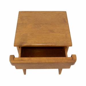 Russel Wright for Conant Ball Side End Table Nightstand mcm image 8