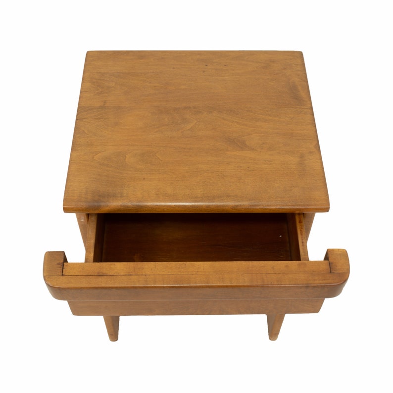 Russel Wright for Conant Ball Side End Table Nightstand mcm image 8