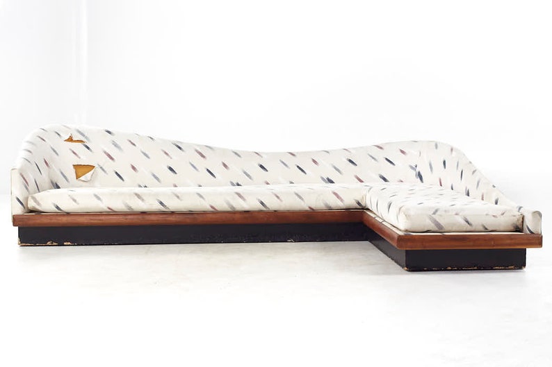 Adrian Pearsall for Craft Associates Mid Century Cloud Sofa mcm image 3