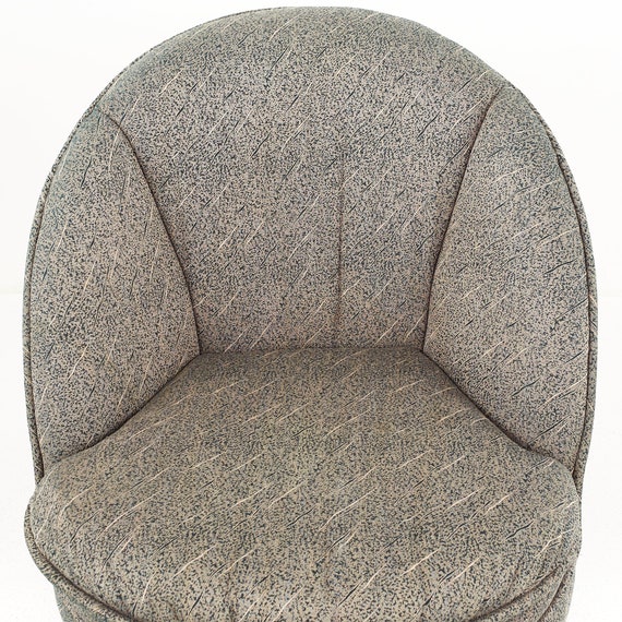 Milo Baughman Mid Century Swivel Rocking Lounge Chairs A Pair Mcm Etsy UK