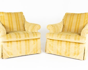 A. Rudin Contemporary Lounge Chairs - Pair