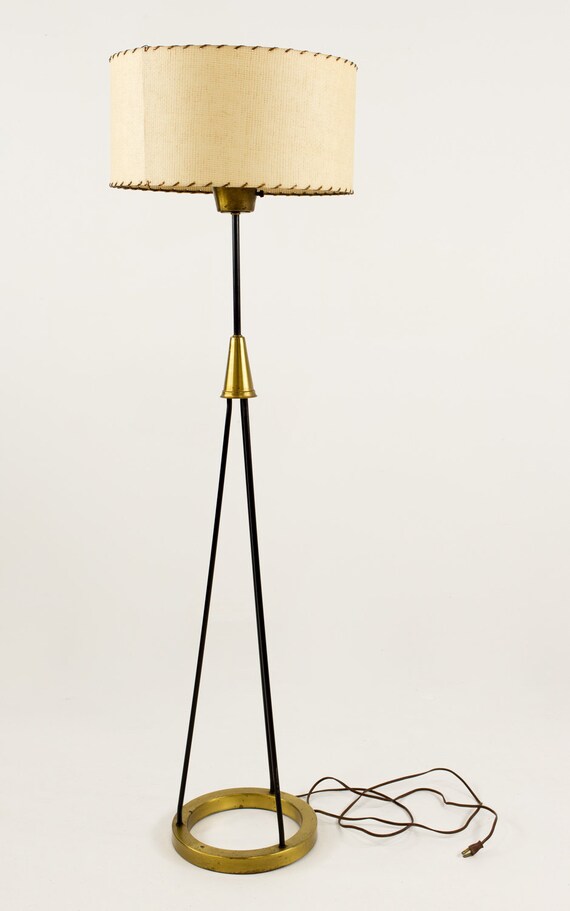 Gerald Thurston Brass And Iron Floor Lamp - Gerald Thurston Lamp Parts Gerald Thurston Brass And Iron Floor Lamp - Gerald Thurston Lamp Parts