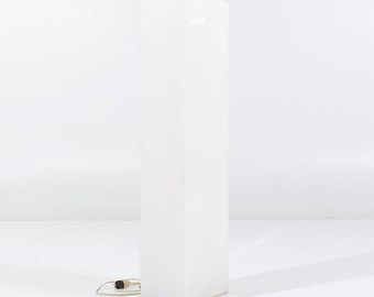 Mid Century White Acrylic Floor Lamp - mcm