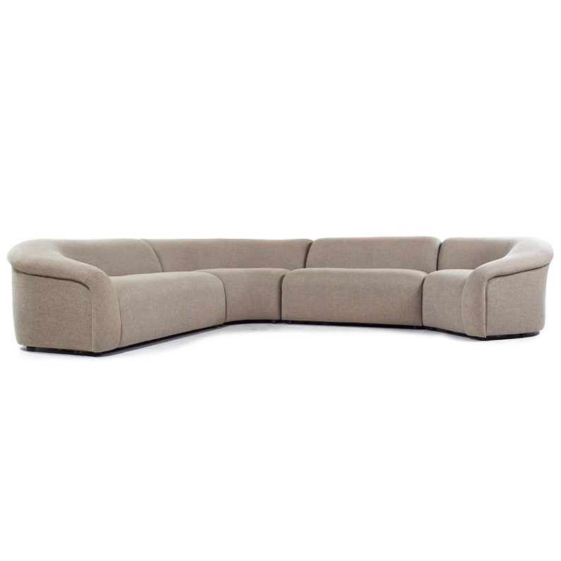 Vladimir Kagan for Preview Mid Century Sectional Sofa mcm image 2