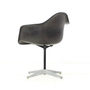 Charles Eames for Herman Miller Mid Century Upholstered Shell Office Chair mcm image 6
