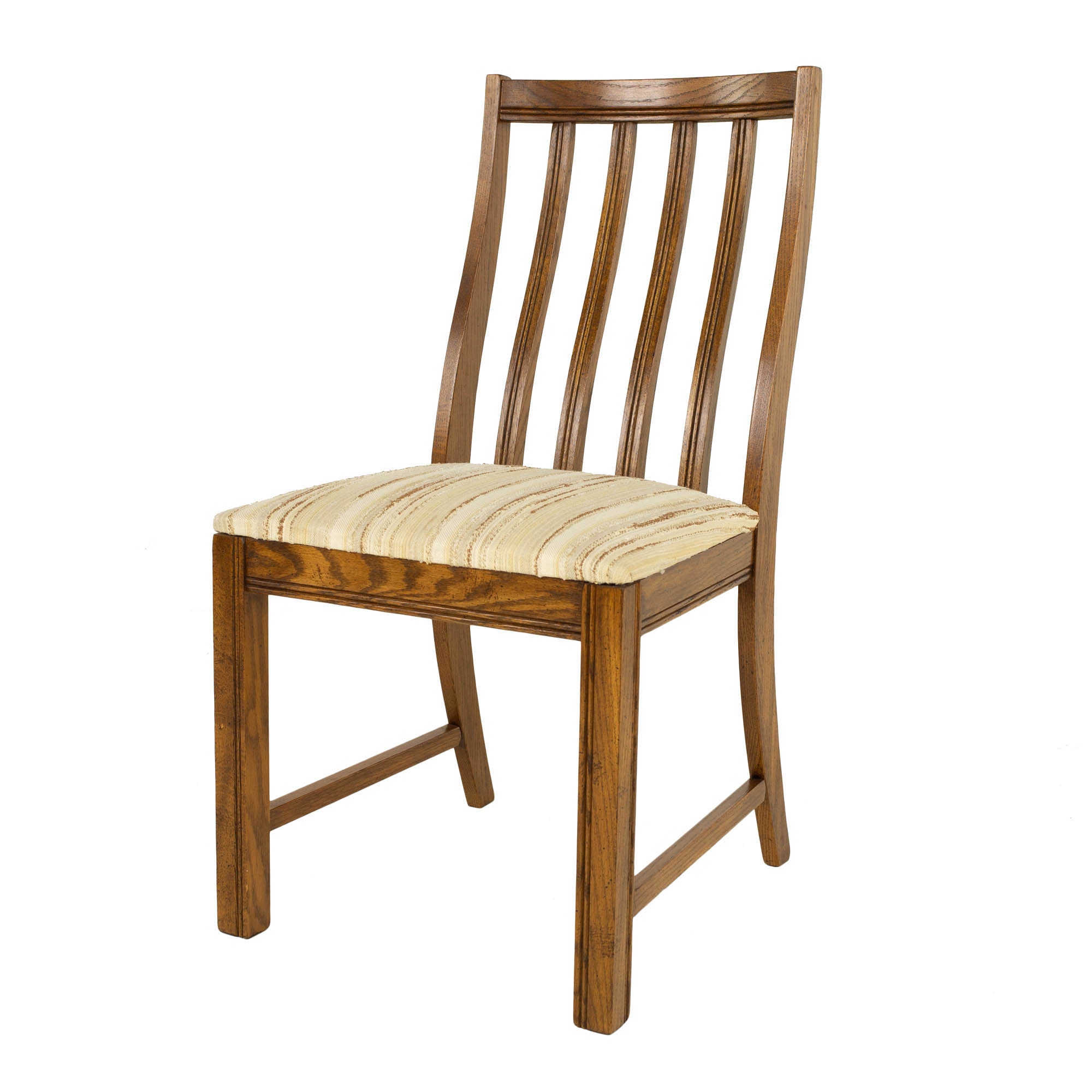 Lane First Edition Style Keller Mid Century Walnut Dining Chairs