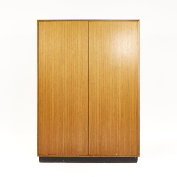 Mid Century Teak Wardrobe Armoire Mcm Etsy UK