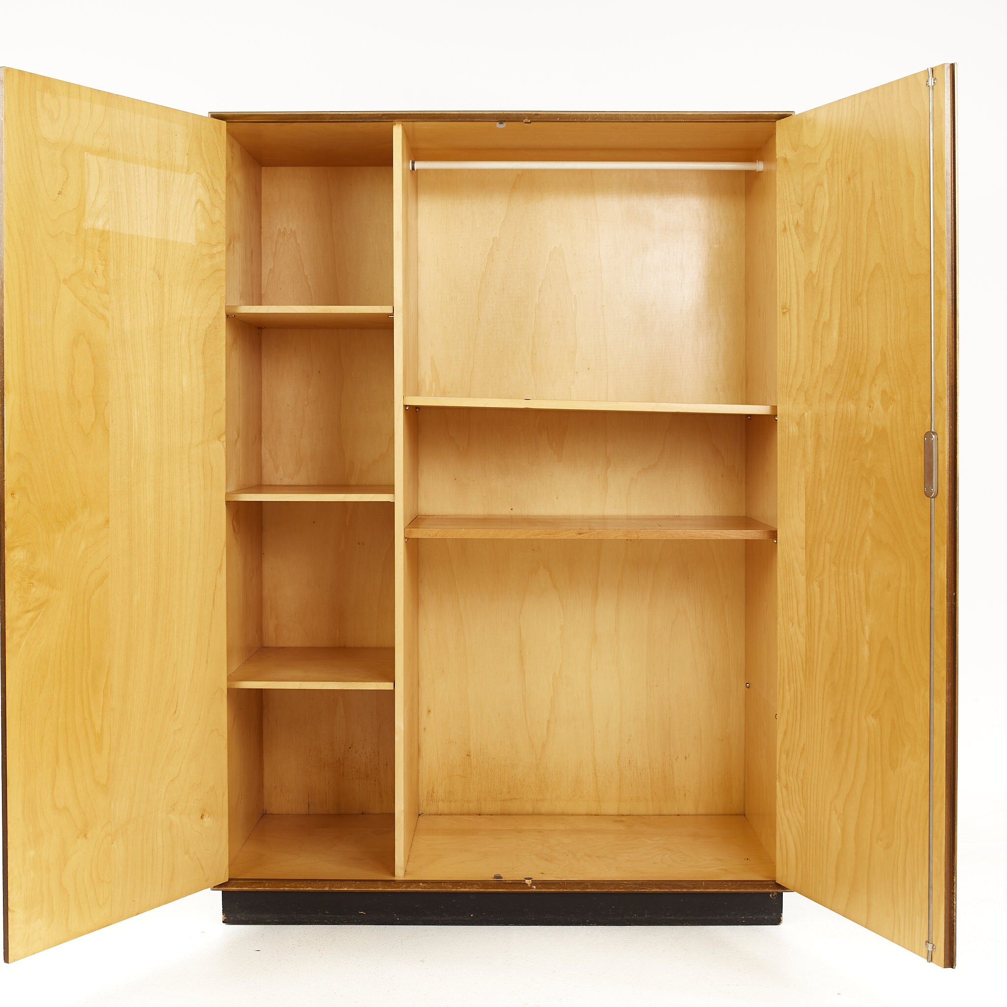 Mid Century Teak Wardrobe Armoire Mcm Etsy