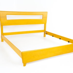 Heywood Wakefield Encore Dogbone Mid Century Blonde King | Etsy