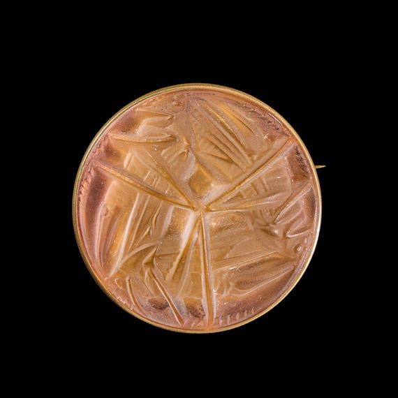 René Lalique Sauterelles Brooch