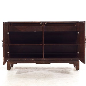 Mario Buatta for John Widdicomb Mid Century Chinoiserie Credenza mcm image 6