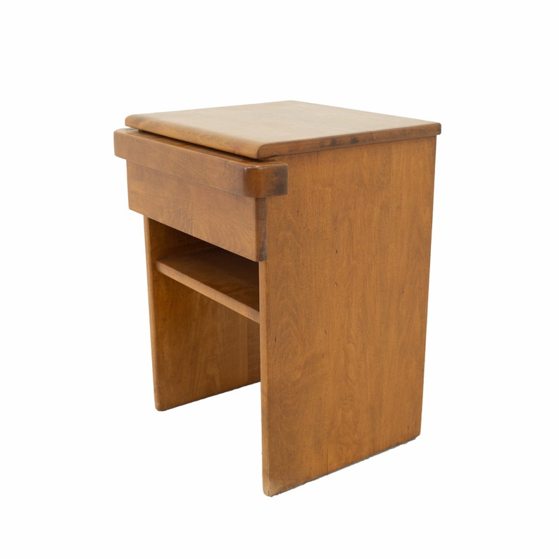 Russel Wright for Conant Ball Side End Table Nightstand mcm image 3
