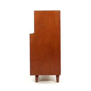 Edmond Spence Mid Century Birch Highboy Dresser mcm image 5