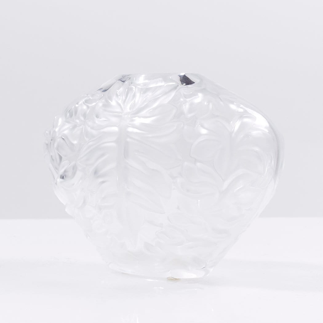 【最終セール】ラリック Lalique 薄紫 オパールセント 裸婦 髪を洗う女性 Lalique France Mahe Clair Palm Leaf Vase - Etsy