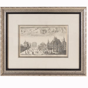 Black and White Architectural Framed Print image 1