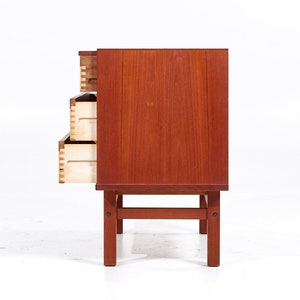 Nils Jonsson for Torring Møbelfabrik Mid Century Teak Vanity Dresser mcm image 4