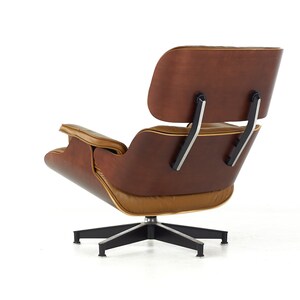 Charles and Ray Eames Mid Century Cherry Lounge Chair mcm image 6