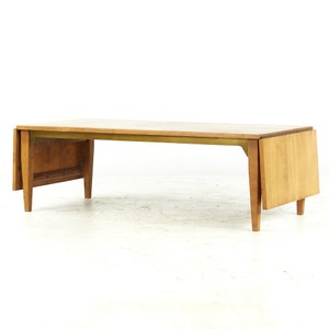 Milo Baughman for Murray Mid Century Expanding Bench Brass Coffee Table mcm image 8